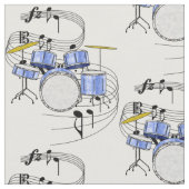 Stof voor drumset (Close Up)