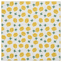 Stof voor gele rozen