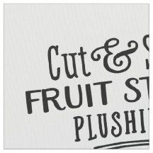 Stof voor gesneden en naaien van fruitstandaard - 