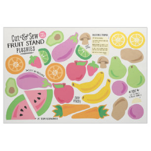 Stof voor gesneden en naaien van fruitstandaard - 