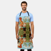 Stof voor leuke koken met Fusion schort (Gedragen)