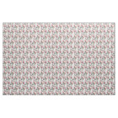 Stof voor  roze rozen (Yard (91,4 cm))