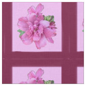 Stof voor roze ventiel en vierkantjes (Close Up)