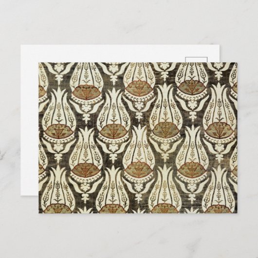 Stof voor stoffering (1600-1700) van William Morri Briefkaart (Voorkant / Achterkant)