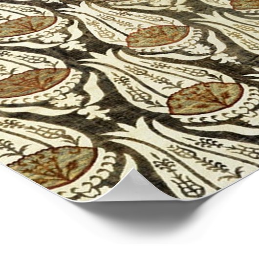 Stof voor stoffering (1600-1700) van William Morri Poster (Hoek)