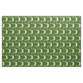 Stof -  witte Tulpen Halve Brick geroteerd (Yard (91,4 cm))