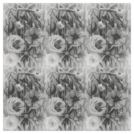 Stof zwart/wit (Swatch)