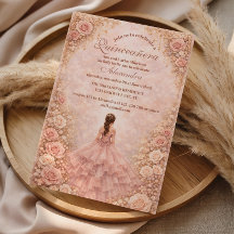 Stofachtige Blush Rozen Tuin Quinceañera