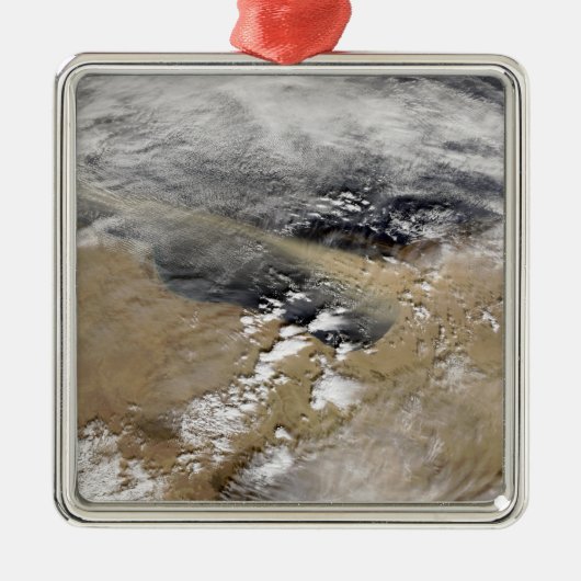 Stofbalg voor de kust van Libië Metalen Ornament (Voorkant)