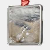 Stofbalg voor de kust van Libië Metalen Ornament (Links)