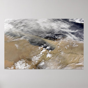 Stofbalg voor de kust van Libië Poster