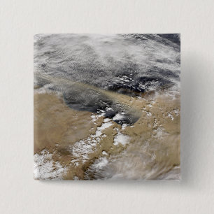 Stofbalg voor de kust van Libië Vierkante Button 5,1 Cm