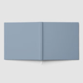 Stofblauw gastenboek (Volledig)
