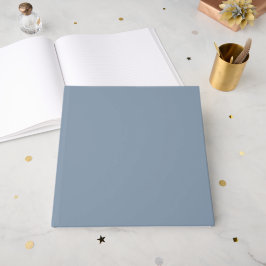 Stofblauw gastenboek