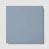 Stofblauw gastenboek (Voorkant)