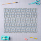 Stofblauw Herhalend Zakelijk Logo Tissuepapier (Craft)