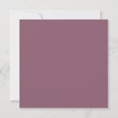 Stofblauw Mauve & Blush Roze Kleurenpaletkaart Kaart (Achterkant)