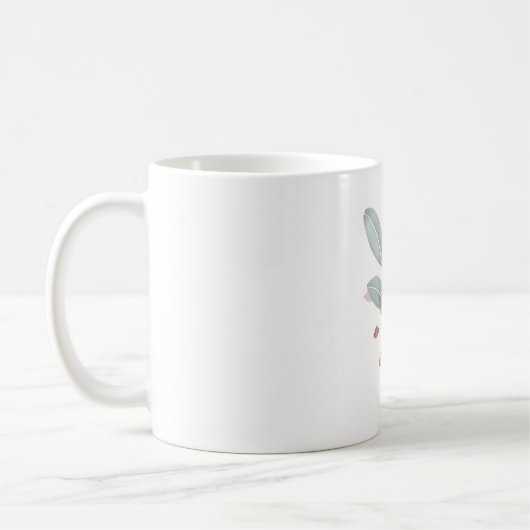 Stofblauwe & Blos Waterverf Accent Klassieke Mok (Links)