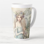Stofblauwe Fee (past bij dagboek) Latte Mok (Rechterhoek)