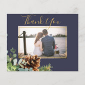 Stofblauwe Trouw Eucalyptus Groenery Budget Flyer (Voorkant)