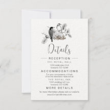 Stofblauwe Whimsical Woodpecker Kaarten 