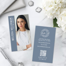 Stofbloauw Professionele Fotologo