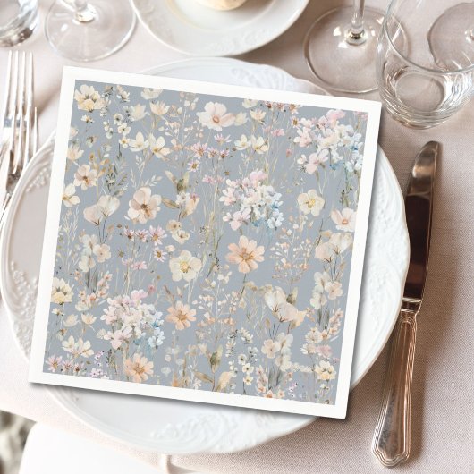 Stofbloem Baby Shower Servet