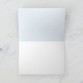 Stofbloem Blauw Bloemmotief Bedankkaart (Binnen)