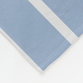 Stofbloem Blauw Fleece Deken (Hoek)