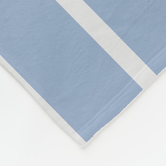 Stofbloem Blauw Fleece Deken (Hoek)