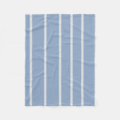 Stofbloem Blauw Fleece Deken (Voorkant)