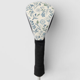 Stofbloem Blauw Wildernis Bloemen Botanisch Patroo Golfheadcover