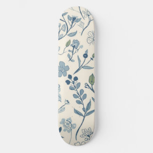 Stofbloem Blauw Wildernis Bloemenweide Botanisch P Persoonlijk Skateboard