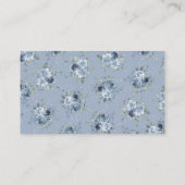 Stofbloem Blauwe Bloem Bruiloft Recept Verzoek Enc Informatiekaartje (Achterkant)