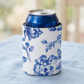 Stofbloem Blauwe Chinoiserie Blikjeskoeler