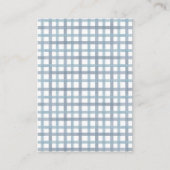 Stofbloem Blauwe Display Shower Kaart | Ongepakte (Achterkant)