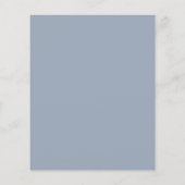 Stofbloem Blauwe Klassieke Elegante Budget Trouw U (Achterkant)