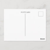 Stofbloem Blauwe Perzik Blush Wil je mijn bruidsme Briefkaart (Achterkant)