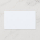 Stofbloem blauwe QR-code trouwwebsite online RSVP Informatiekaartje (Achterkant)