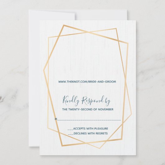 Stofbloem Blauwe Succulente Cactus Uitnodiging (Achterkant)