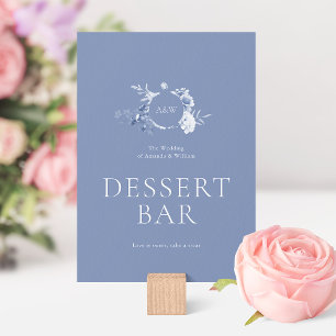 Stofbloem Bloemstuk Dessert Bar Bord Kaart