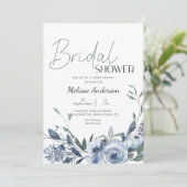 Stofbloem Boho Bruiloft Uitnodiging (Staand voorkant)
