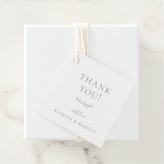 Stofbloem Botanische Tak Bedankt Bedankjes Labels (In situ)