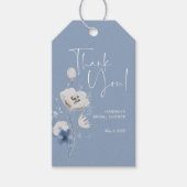 Stofbloem Bruiloft Bruidsfeest Bedankt Cadeaulabel (Voorkant)