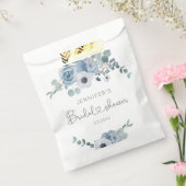 Stofbloem bruiloft bruidsshower bedankzakje (Gezegeld)