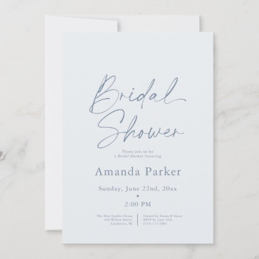 Stofbloem Bruiloft Feest Kaart (Voorkant)