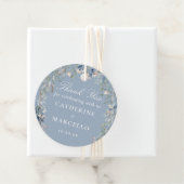 Stofbloem Bruiloft Geschenk Bedankt Bedankjes Labels (In situ)