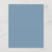 Stofbloem Bruiloft Tafel QR Code Bruiloftsmenu (Achterkant)