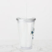 Stofbloem Bruilofts Bruiloftsshower Persoonlijk Acryl Drinkbeker (Rechts)