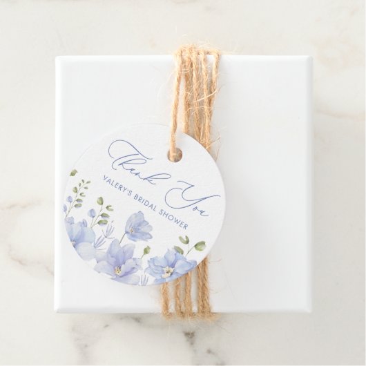 Stofbloem Bruiloftsborrel Bedankjes Labels (In situ)